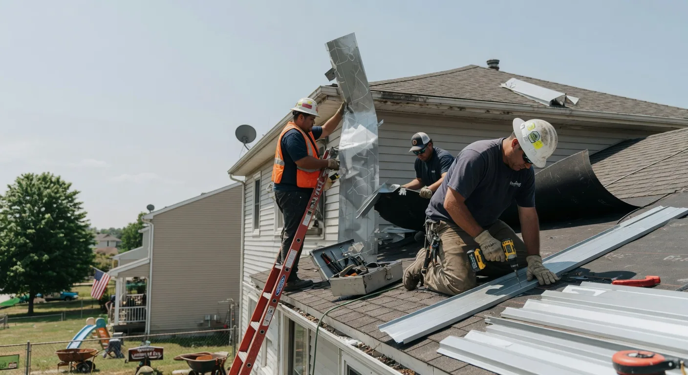Metal Roof Repair in Rochester Mills, PA